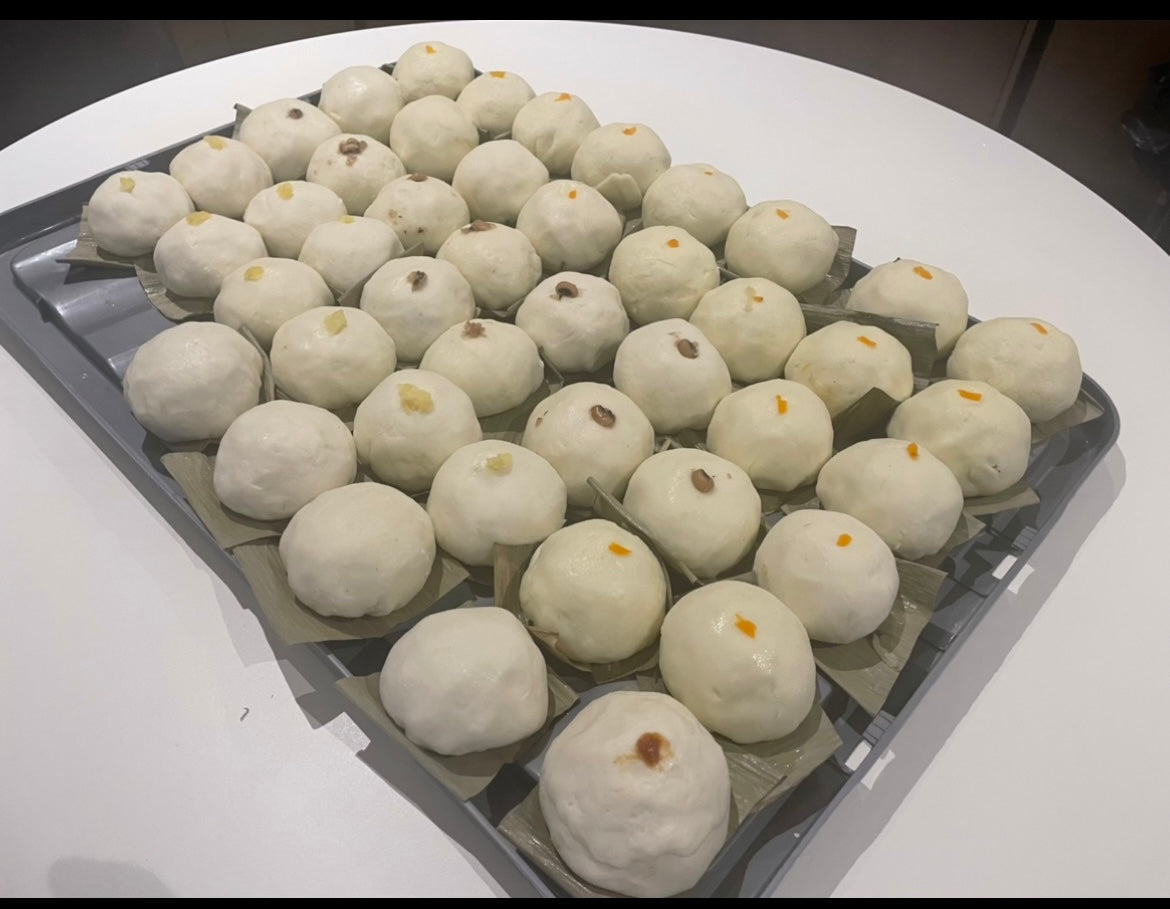 Steamed Bun (Aiye/Sweet Potato/Pumpkin/Carrot/Green Bean/Catjang/Peanut/Red Bean) *Pumpkin Flavor can be added with Red Beans/Peanuts